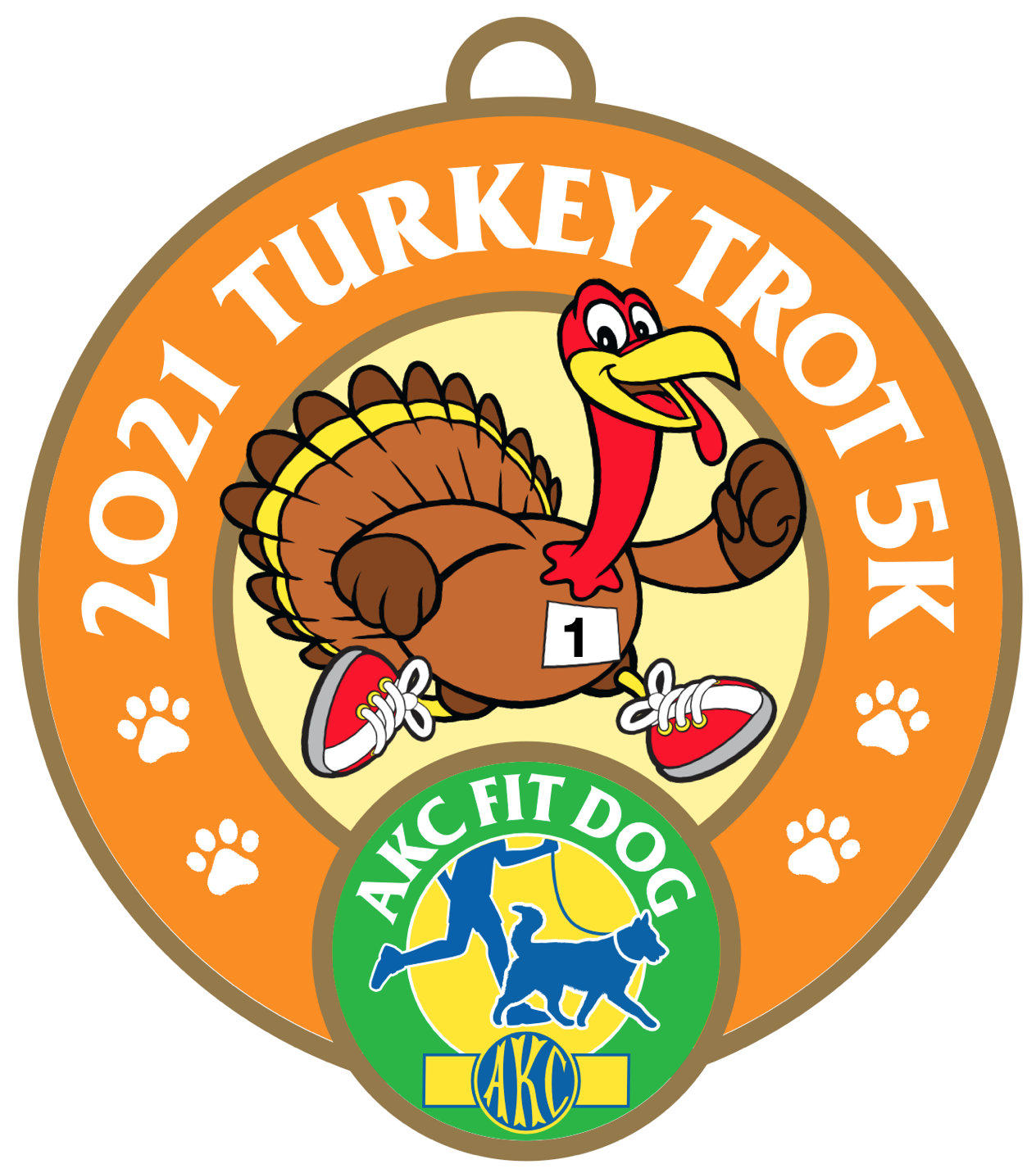 Announcing the First Annual 2021 AKC FIT DOG Turkey Trot American